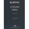 Berliner - Kurtag - stele - orchestra - partitura