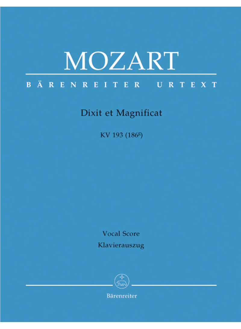 Mozart dixit et magnificat - parte vocale