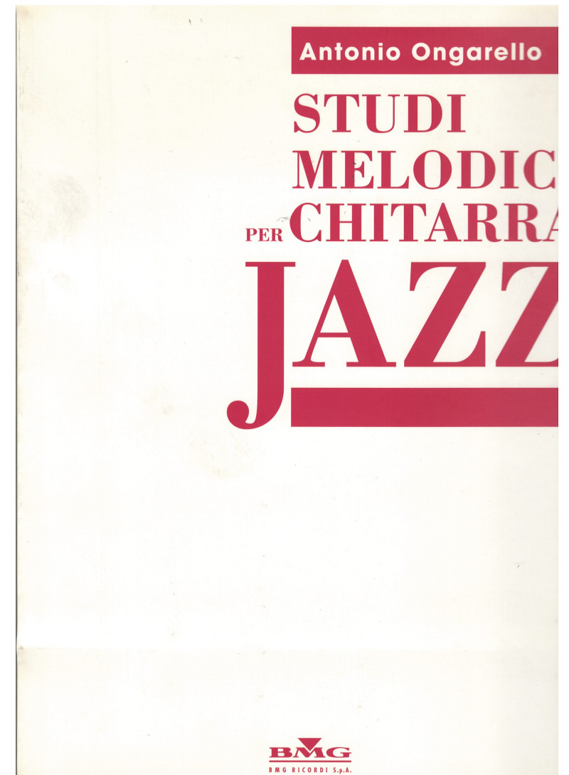 Studi melodici per chitarra jazz