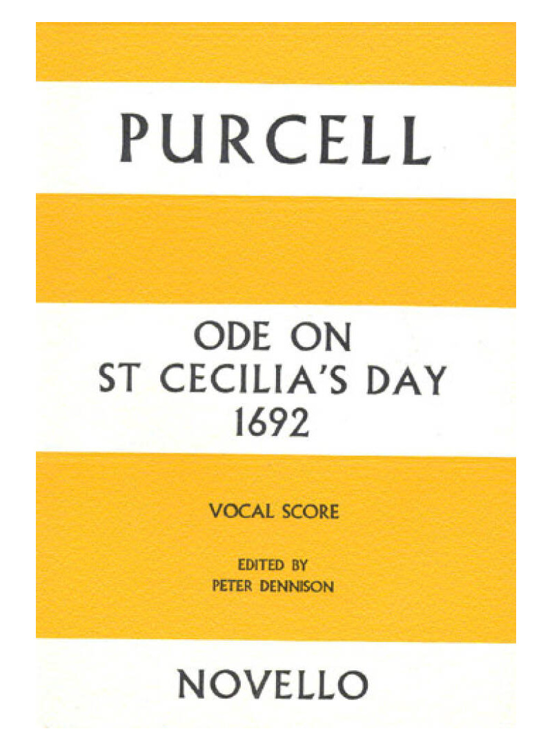 Ode nel giorno di Santa Cecilia - Purcell - vocal score