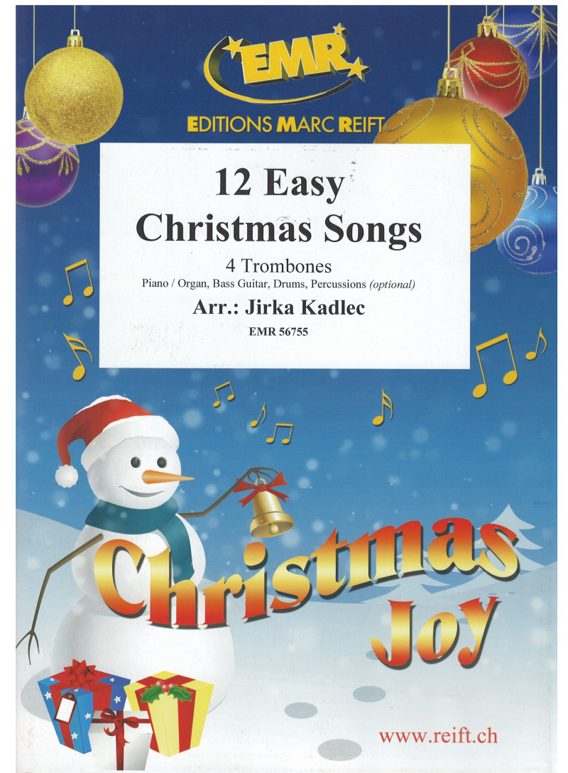 12 Easy Christmas Songs 4 tromboni