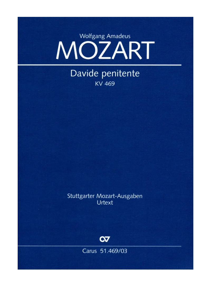 Davide penitente - mozart -.