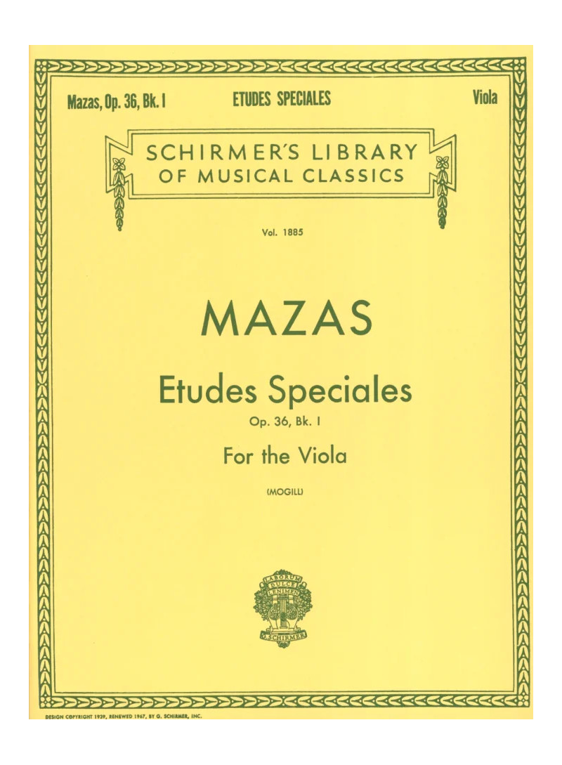 Mazas - studi speciali  viola