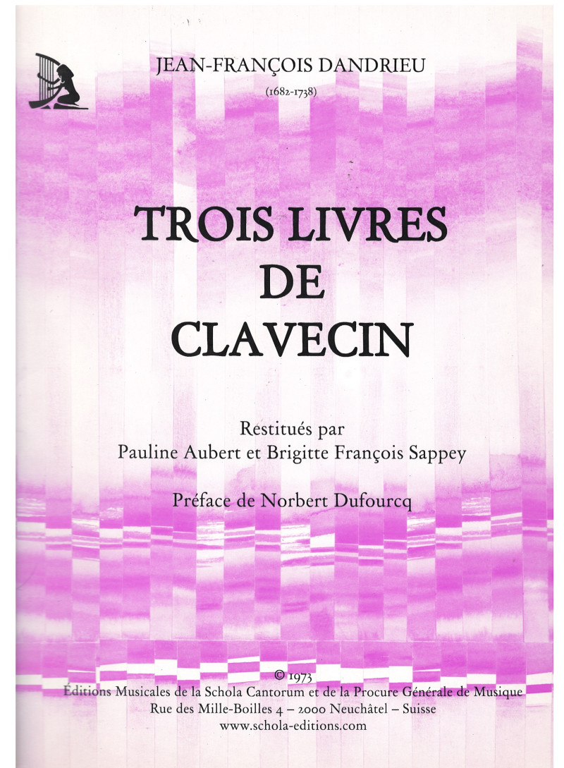 3 livres de clavecin