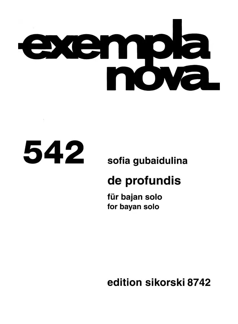 De profundis - fisarmonica - gubalduina