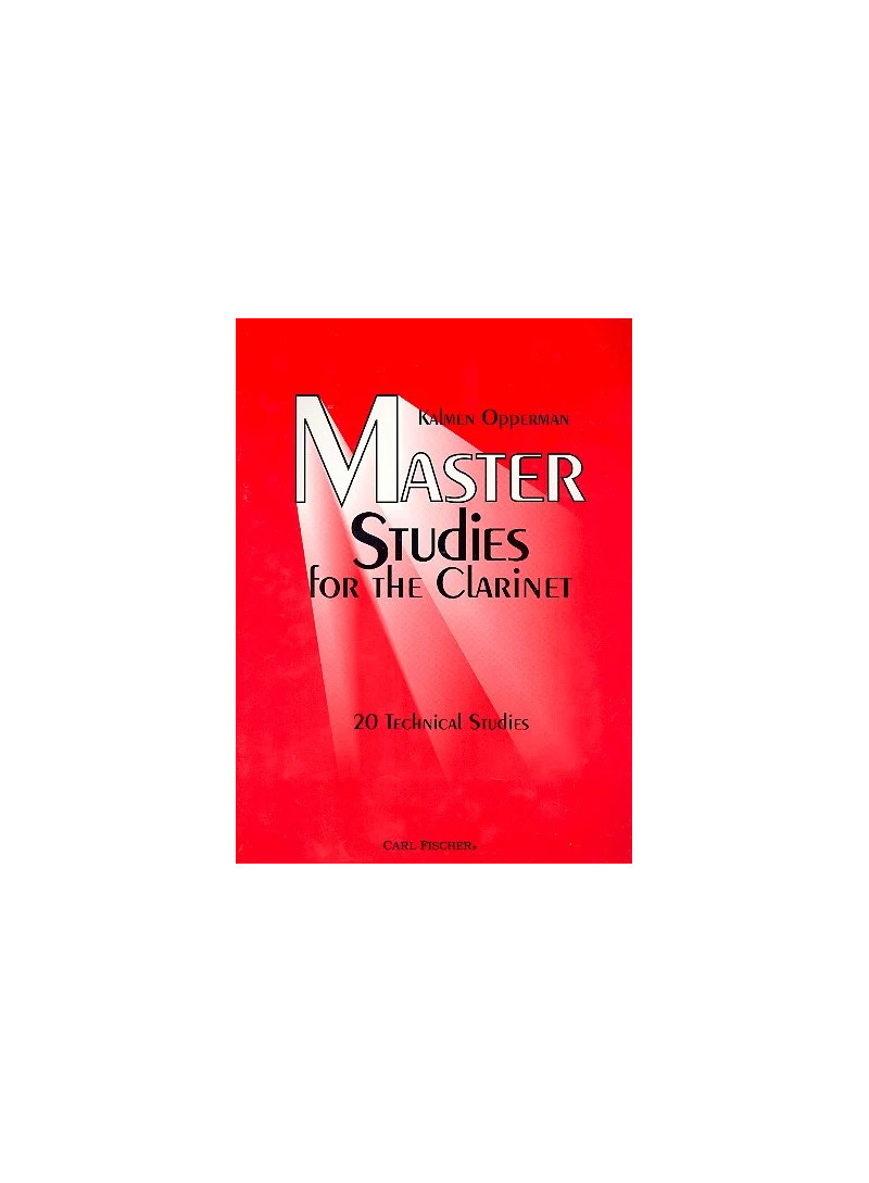 Master Studies for The Clarinet