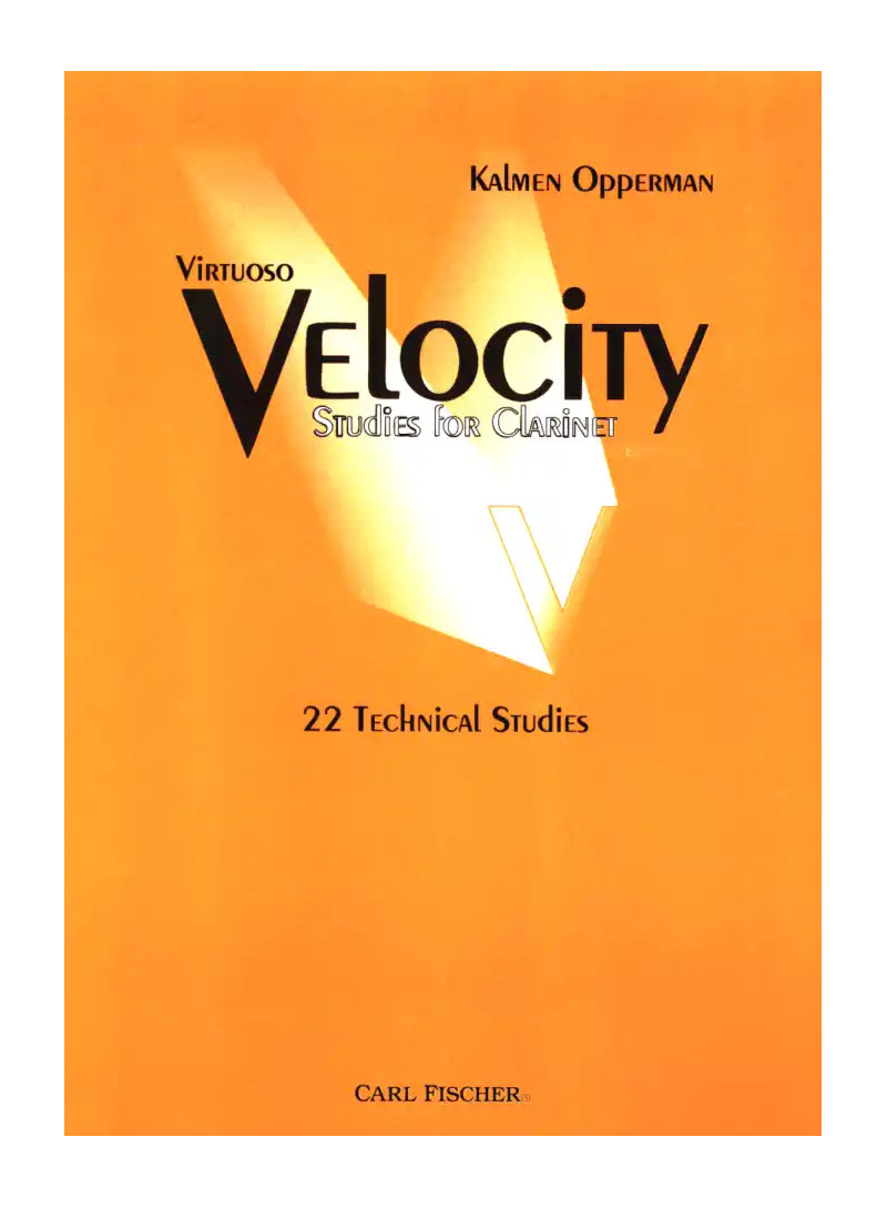 22 STUDI tecnici clarinetto - velocity - Opperman