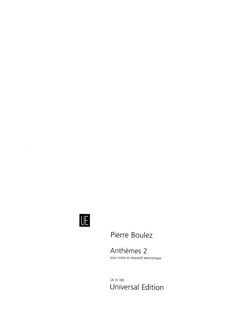 für Violine und Live-Elektronik Violinstimme mit technischen Handbuch - Anleitung der Live Elektronik