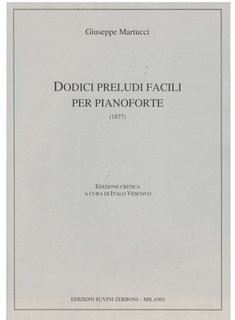 12 Preludi facili per pianoforte