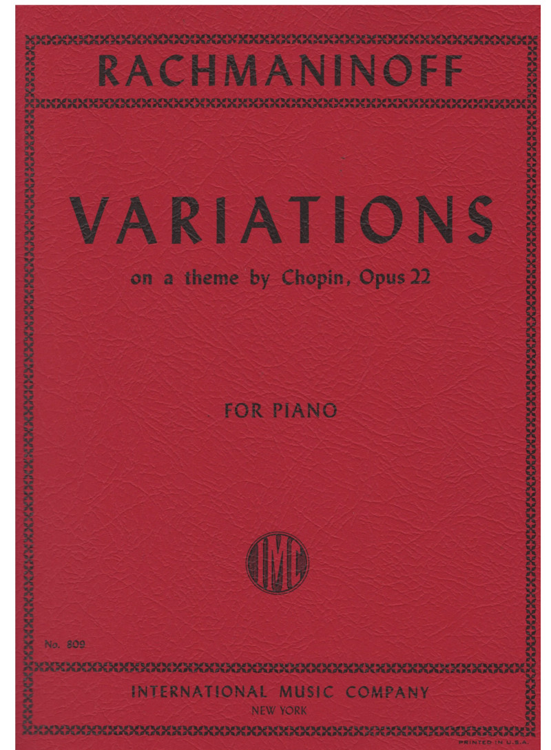 Variations on a theme by Chopin