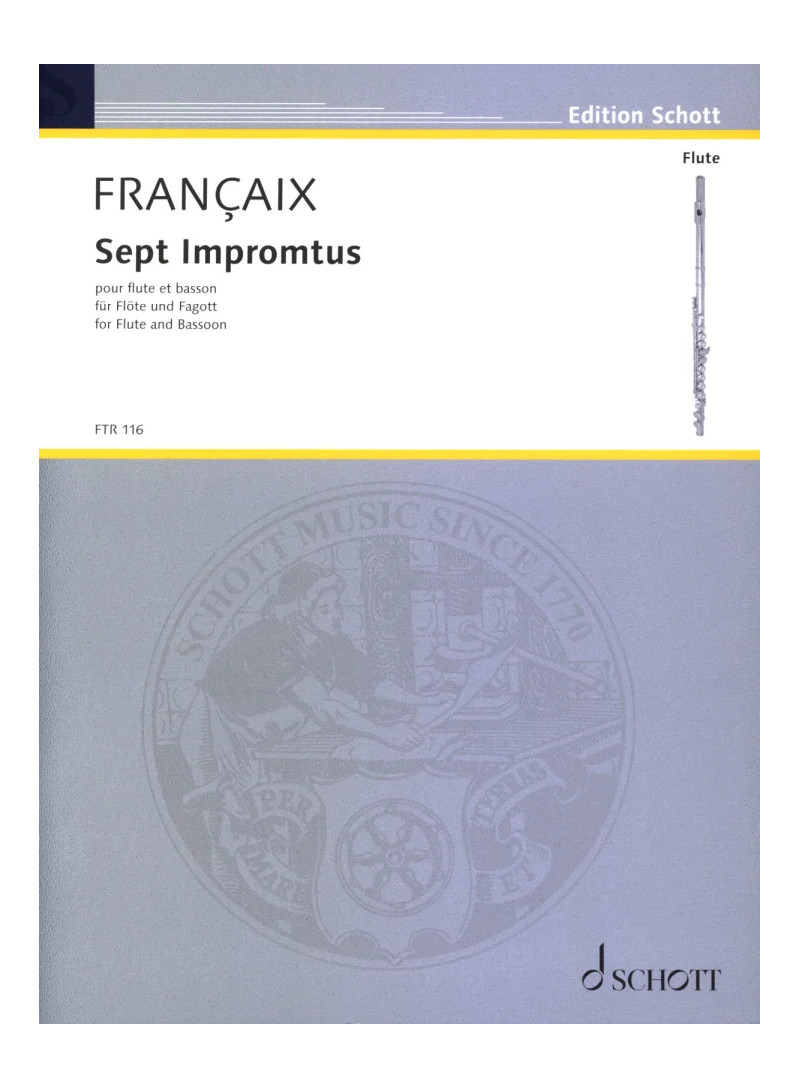 Francaix - sette improvvisi per flauto e fagotto