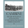 cambini - sei sonate - vol 2 - violoncello e fagotto