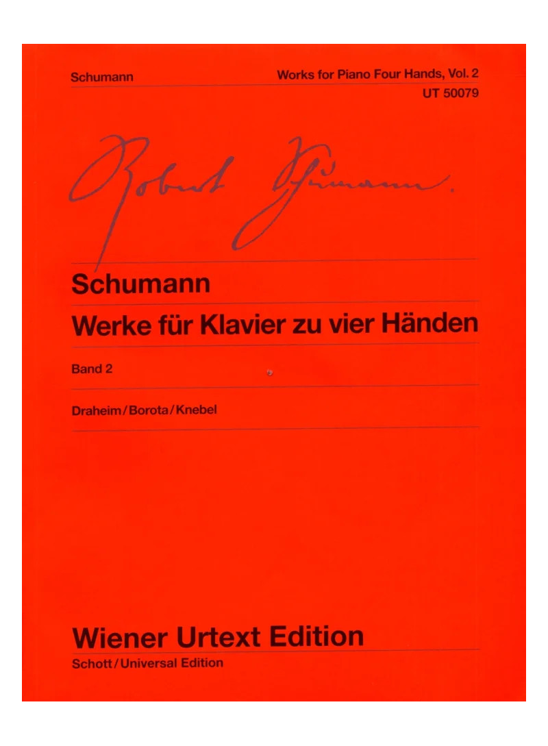 Schumann - pianoforte 4 mani - lavori