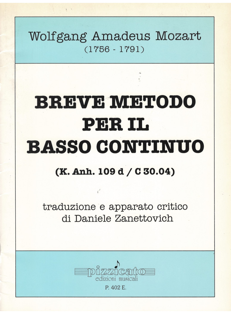 Breve Metodo per il Basso Continuo