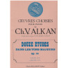12 Etudes dans les tons majeurs op.35
