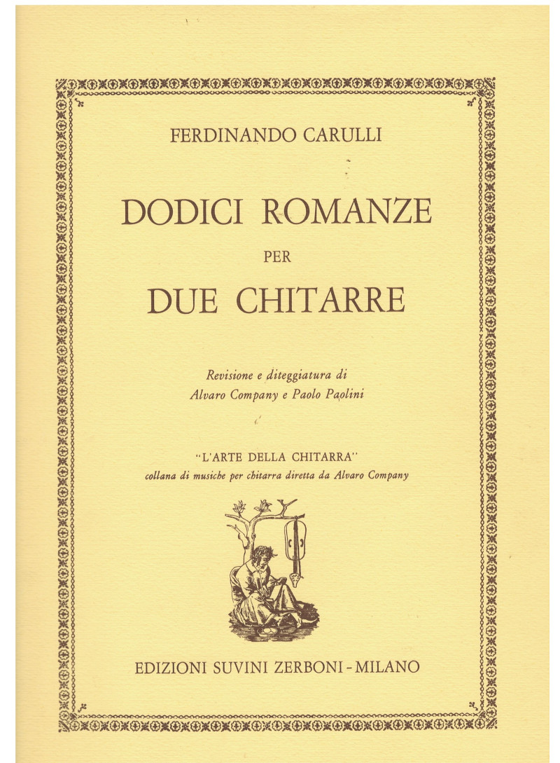 Dodici Romanze per Due Chitarre