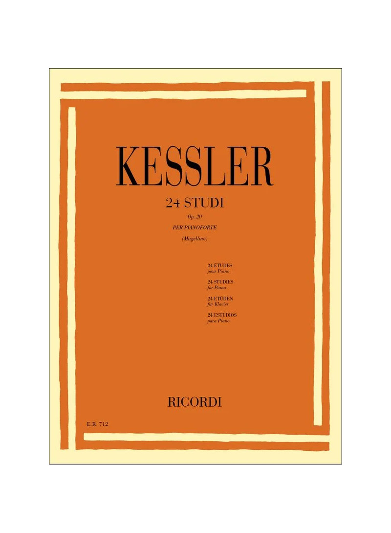 kessler - 24 studi - pianoforte