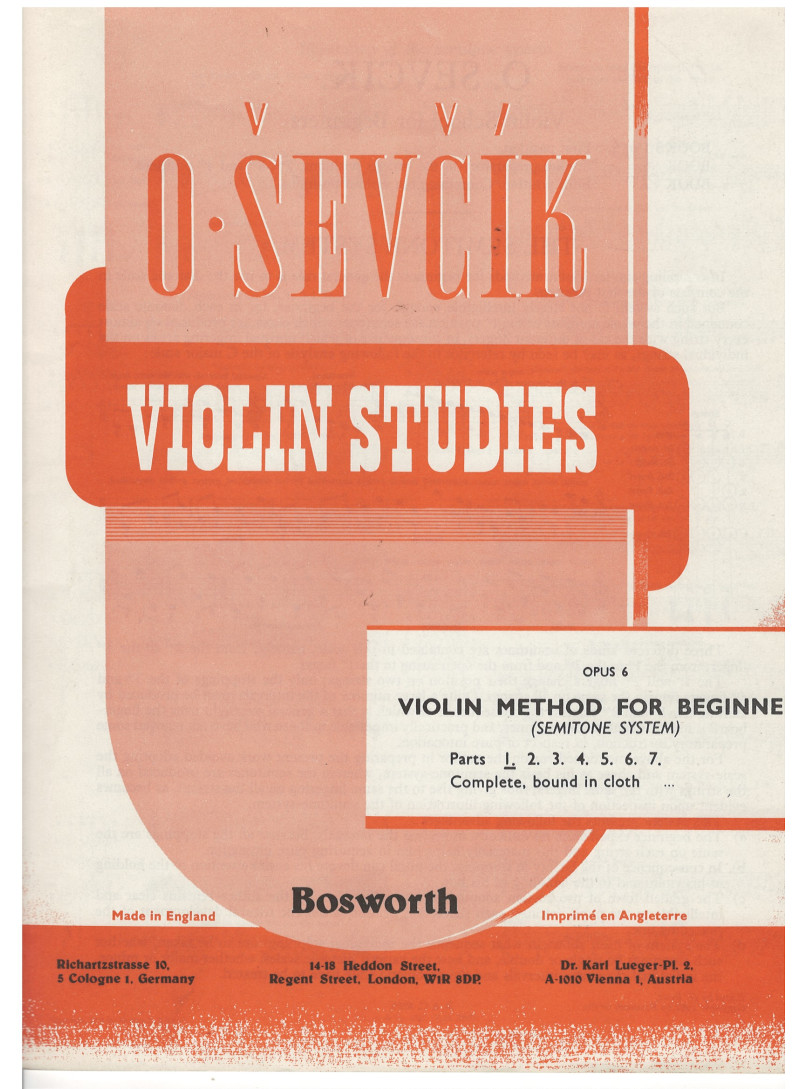 Violin method for beginners op. 6 vol. 1