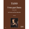 9 Duetti (Venezia 1559) per Flauto Dolce Soprano e Tenore