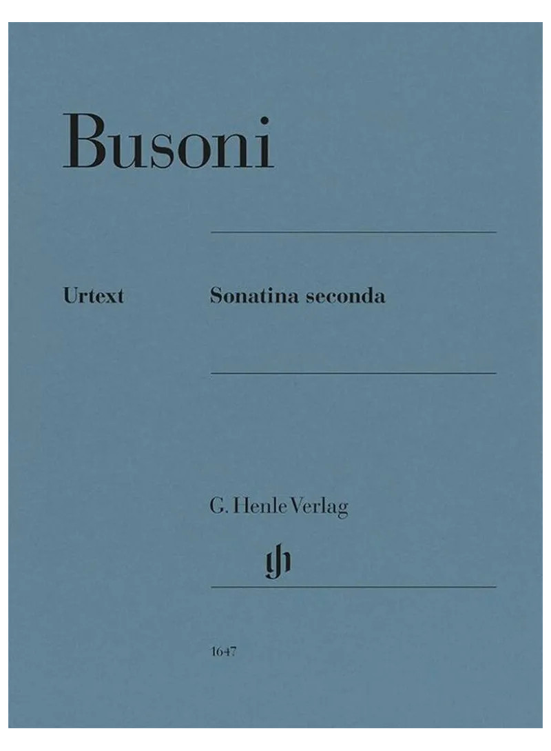 Busoni - sonatina seconda per pianoforte
