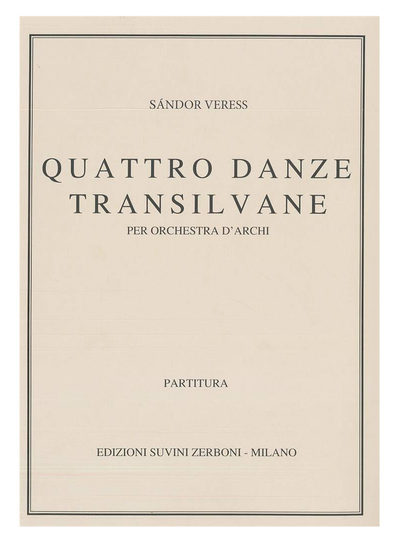Quattro danze transilvane - VERESS