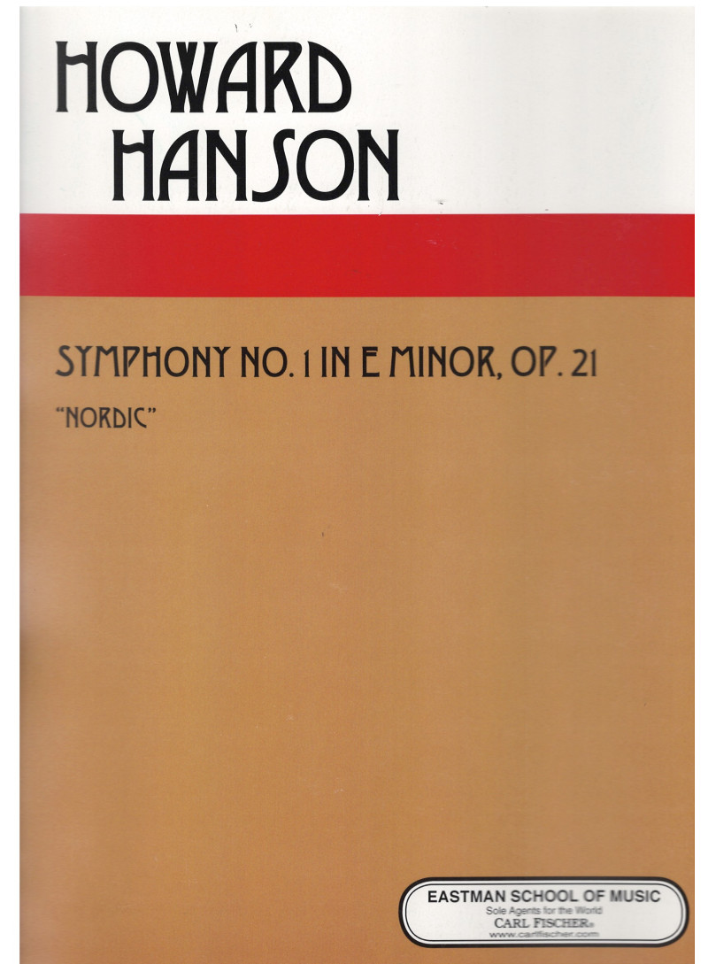 hanson - prima sinfonia - Nordic - partitura