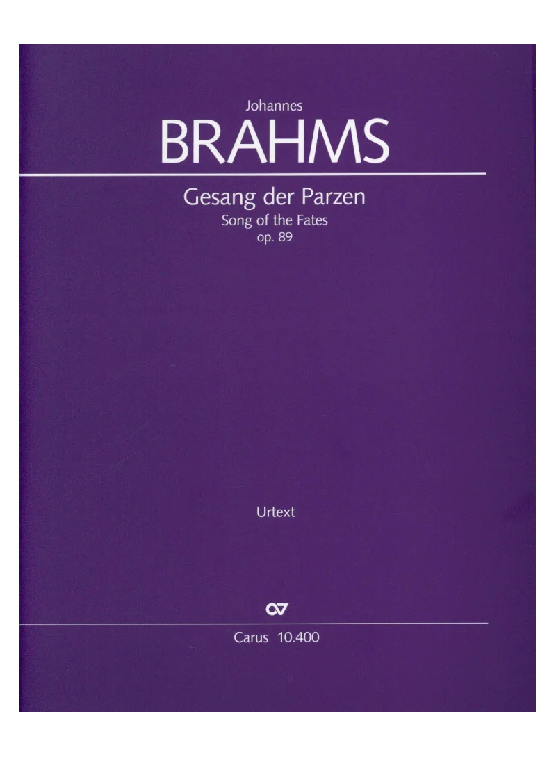 Canzone delle Parche - Canzone delle Fate - Brahms - partitura corale