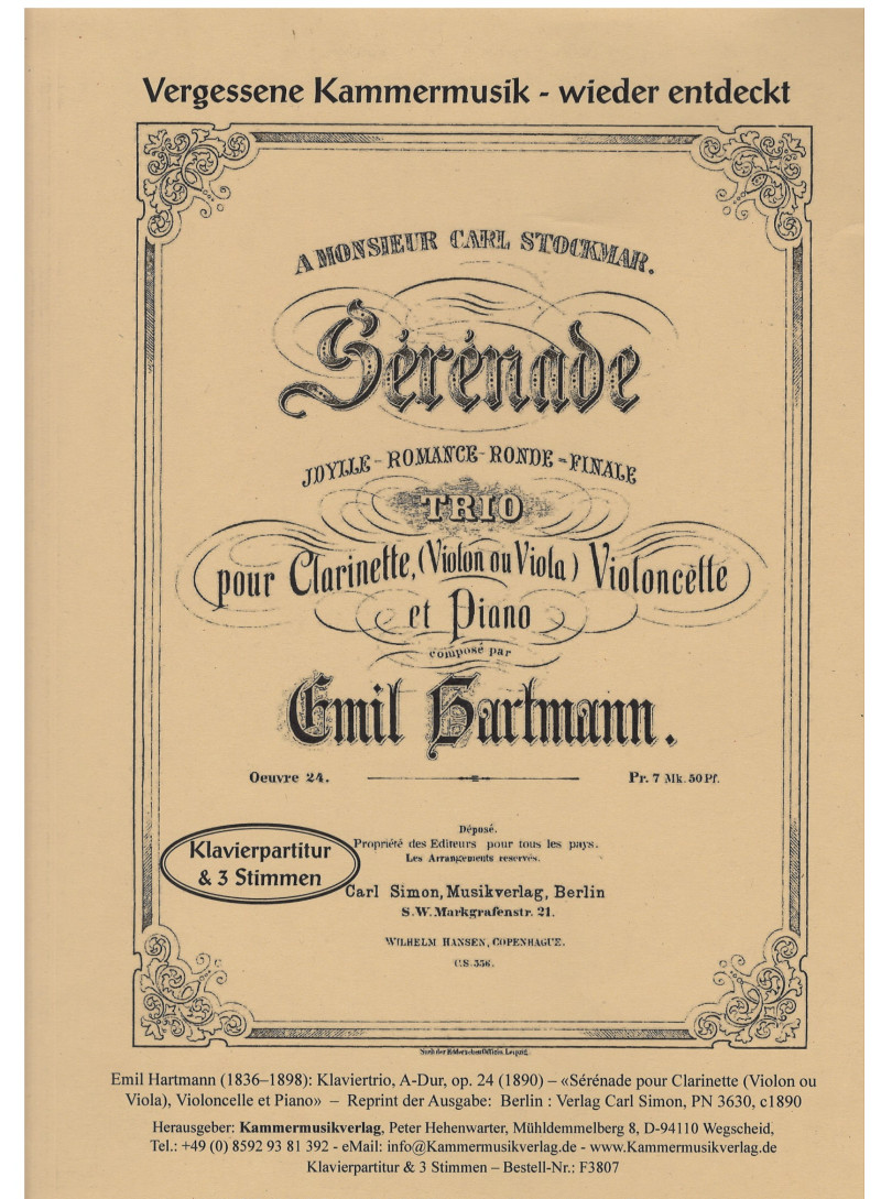 Klaviertrio A-Dur Op. 24