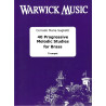 40 Progressive Melodic Studies for Brass