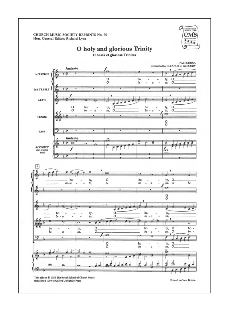 O holy and glorious Trinity