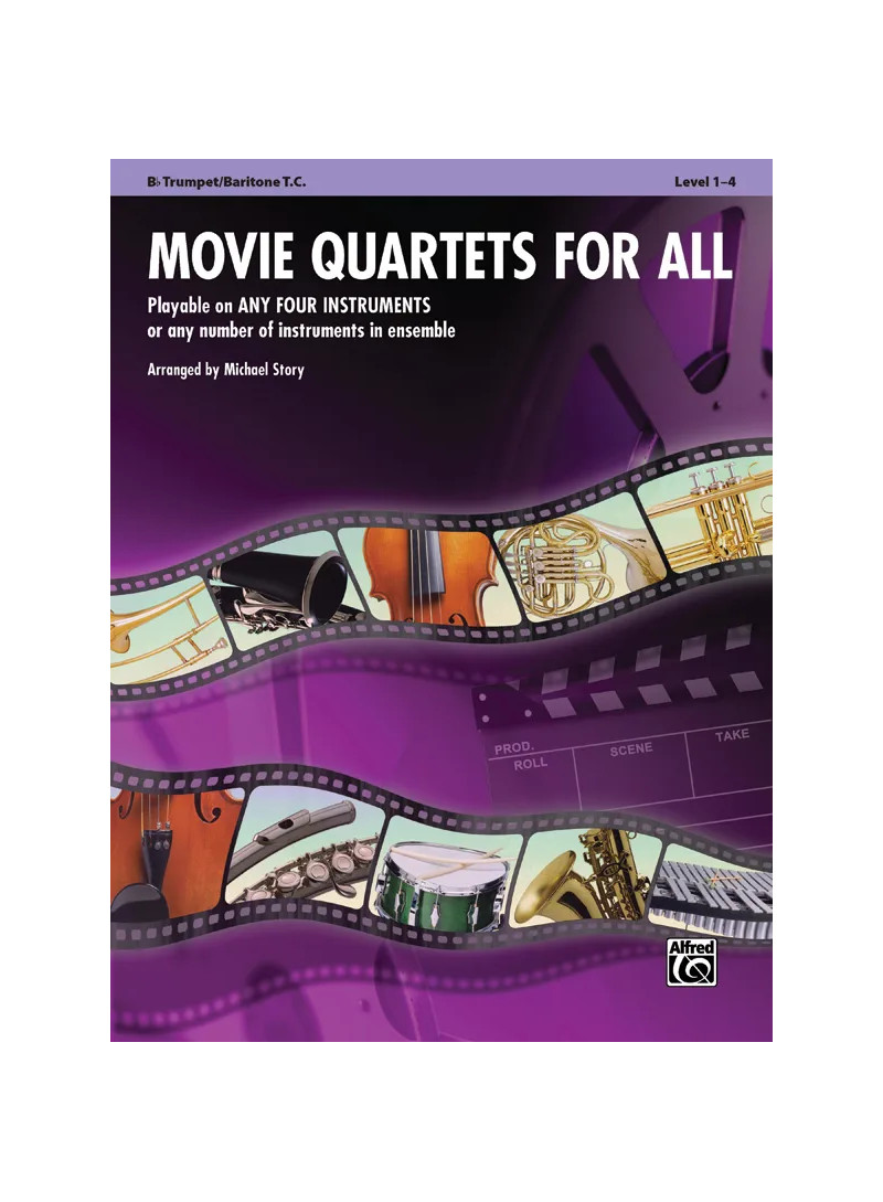 Movie Quartets for All - trumpet