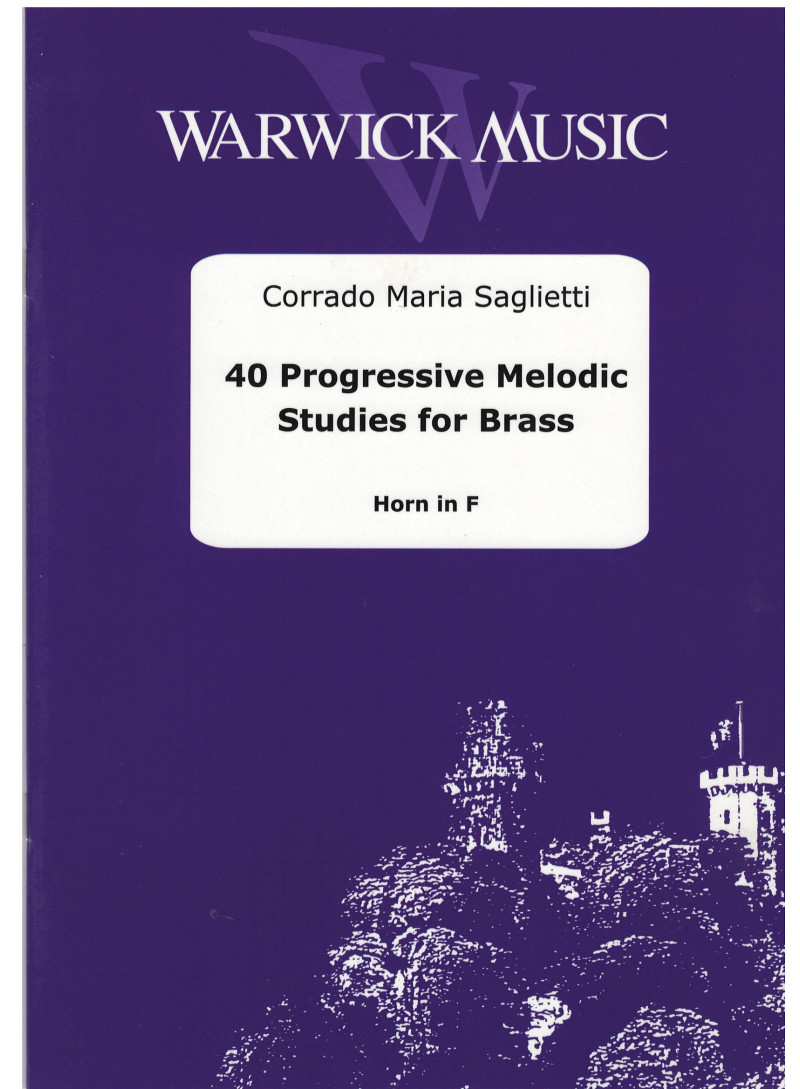 40 Progressive Melodic Studies for Brass