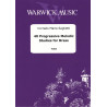 40 Progressive Melodic Studies for Brass