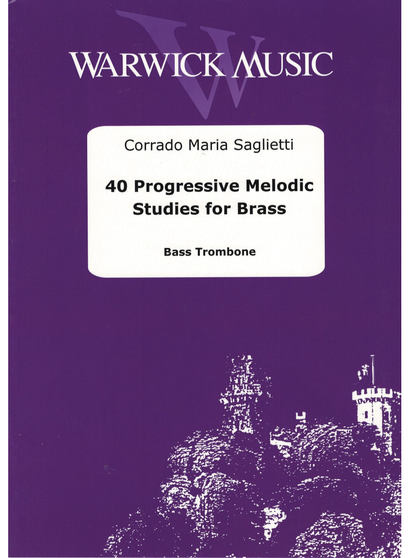40 Progressive Melodic Studies for Brass