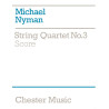 Partitura del Quartetto d'archi n. 3 Nyman