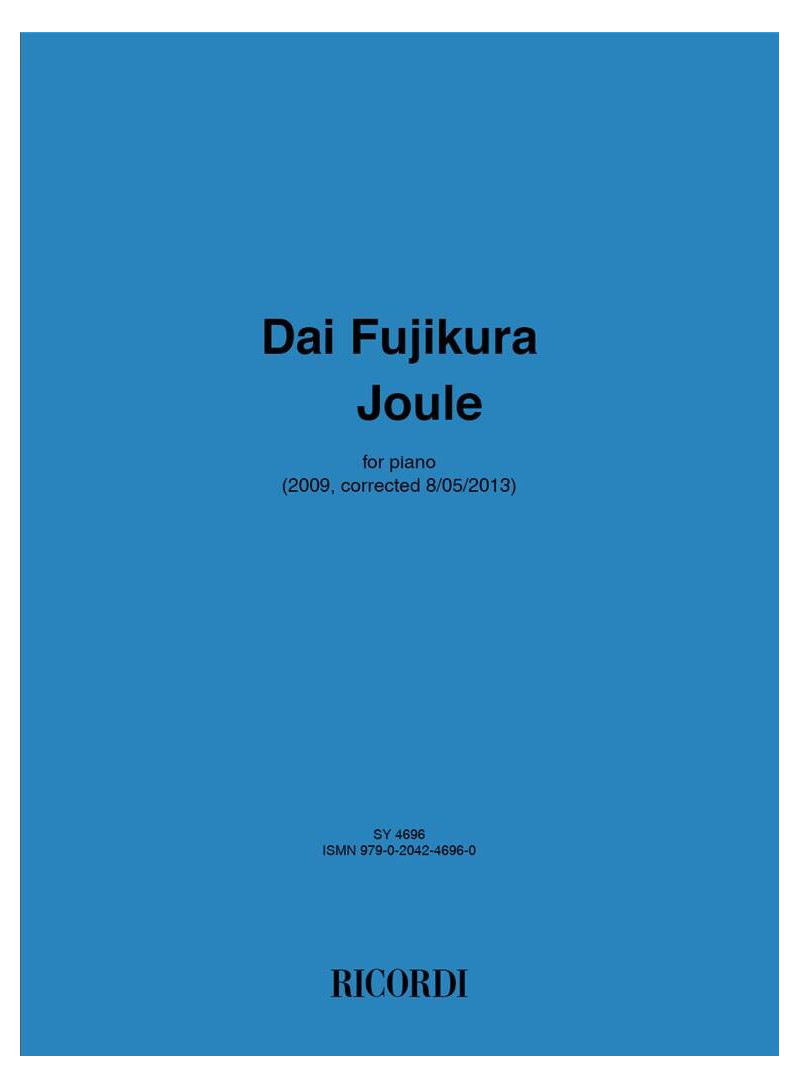 Dai Fujikura - jpule - piano