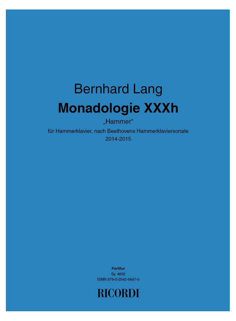 Monadologie XXXh "Hammer"