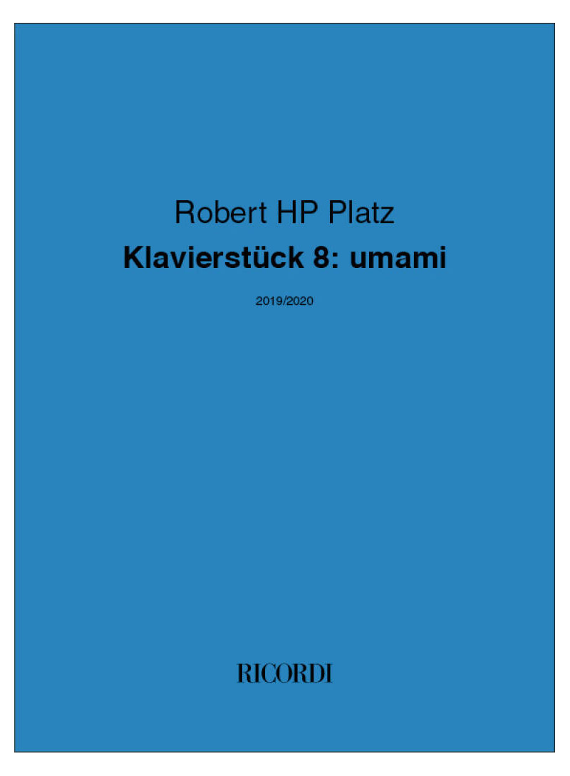 Klavierstuck 8: umami