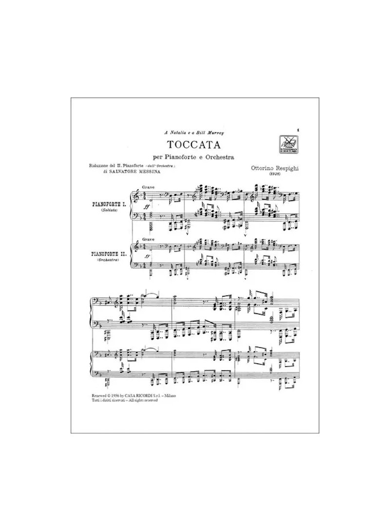 Toccata per pianoforte e orchestra