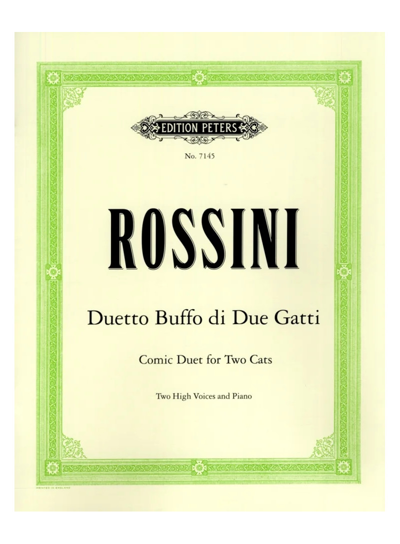 Duetto buffo di due gatti