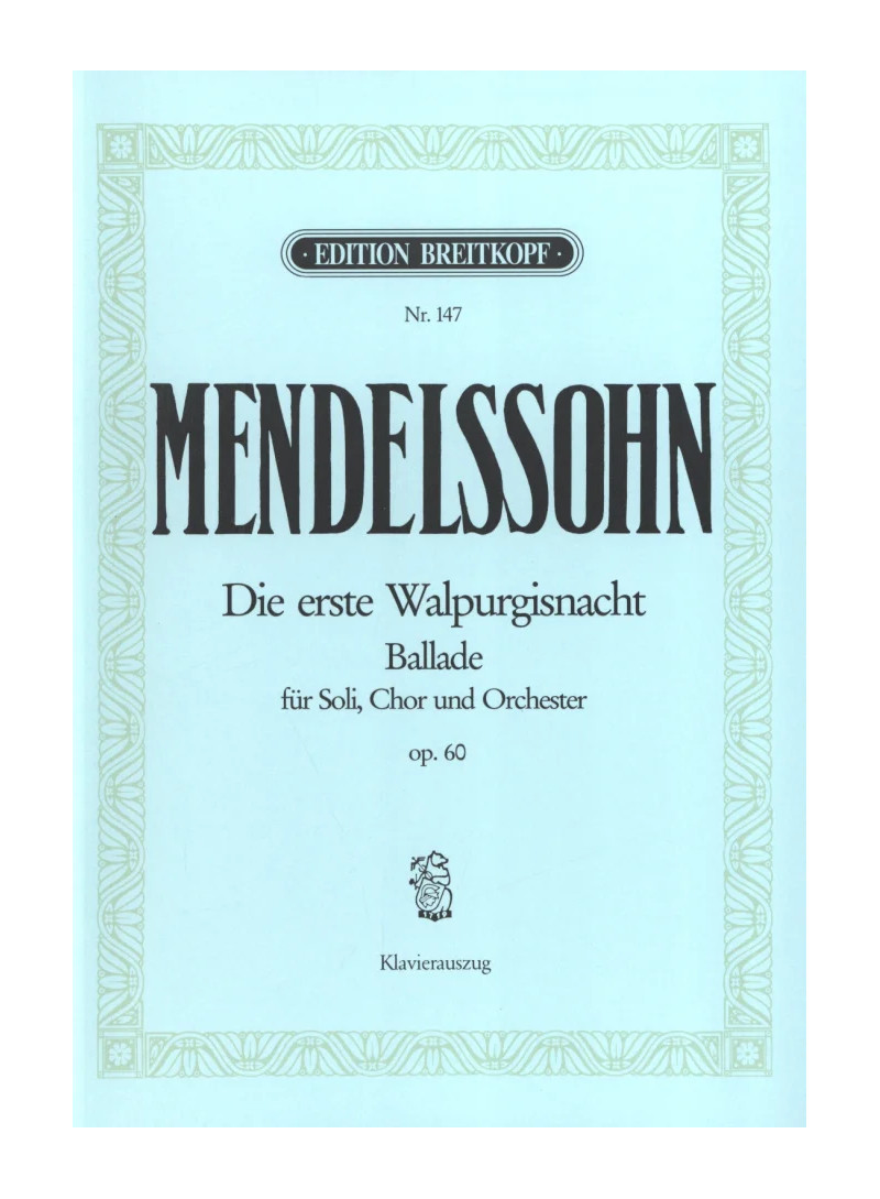 Die erste Walpurgisnacht Op. 60