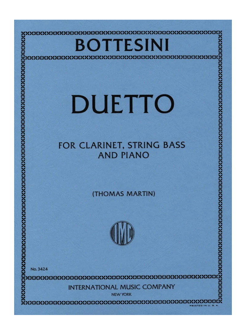 Duetto per clarinetto, basso e piano