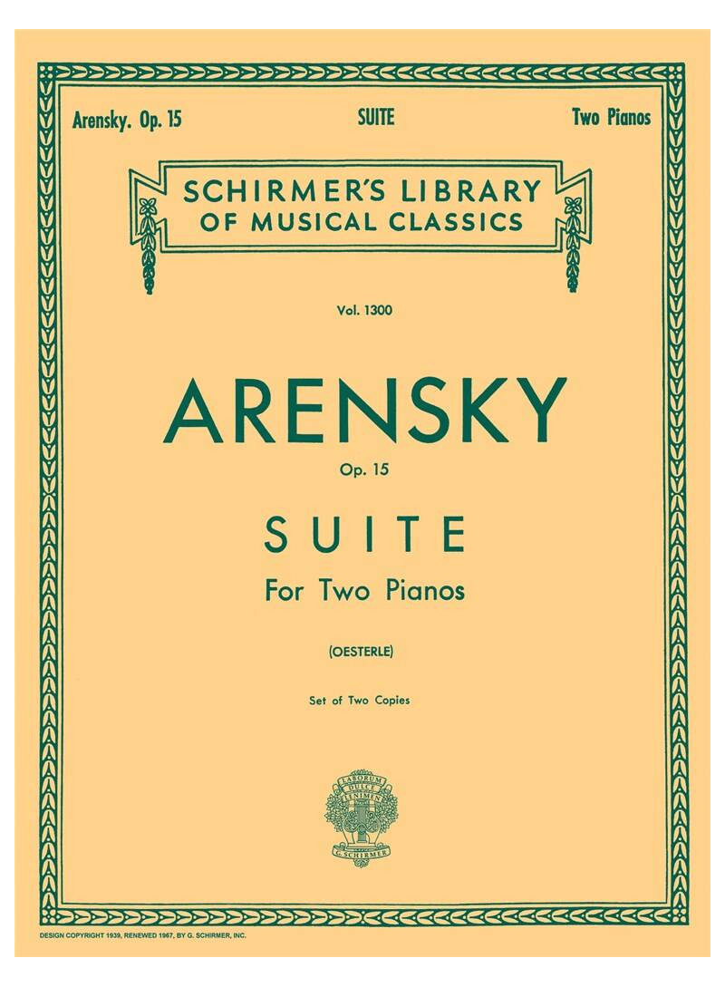 Suite No.1 Op.15 for 2 Pianos