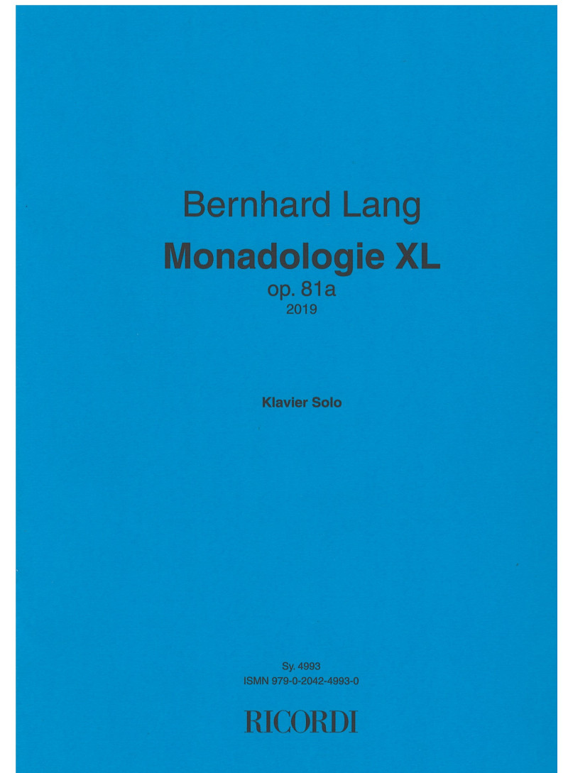 Monadologie XL