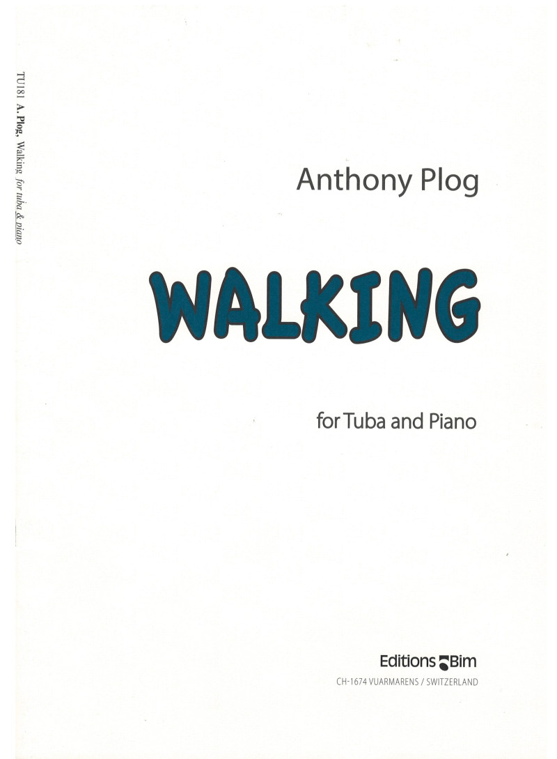 Walking for tuba and piano
