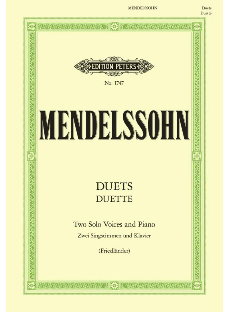 Duette für zwei Singstimmen und Klavier