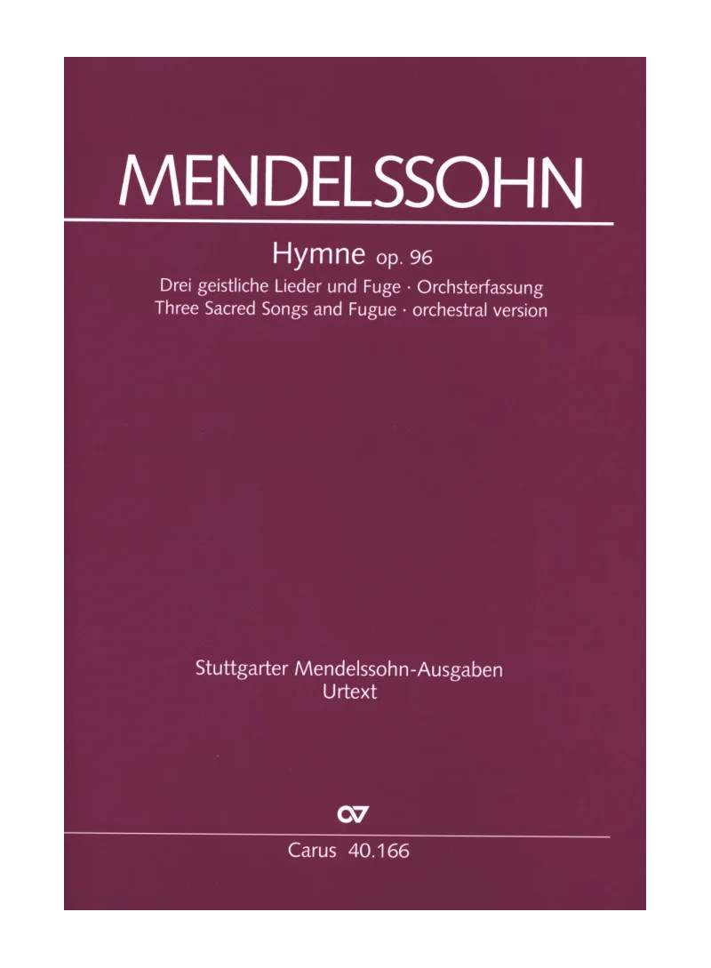 Hymn op. 96 - Three sacred songs and fug