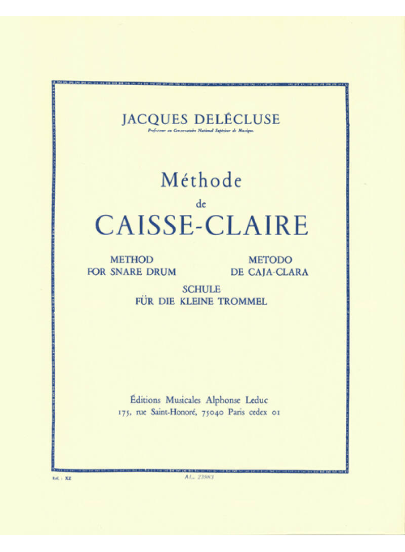 Méthode de Caisse Claire