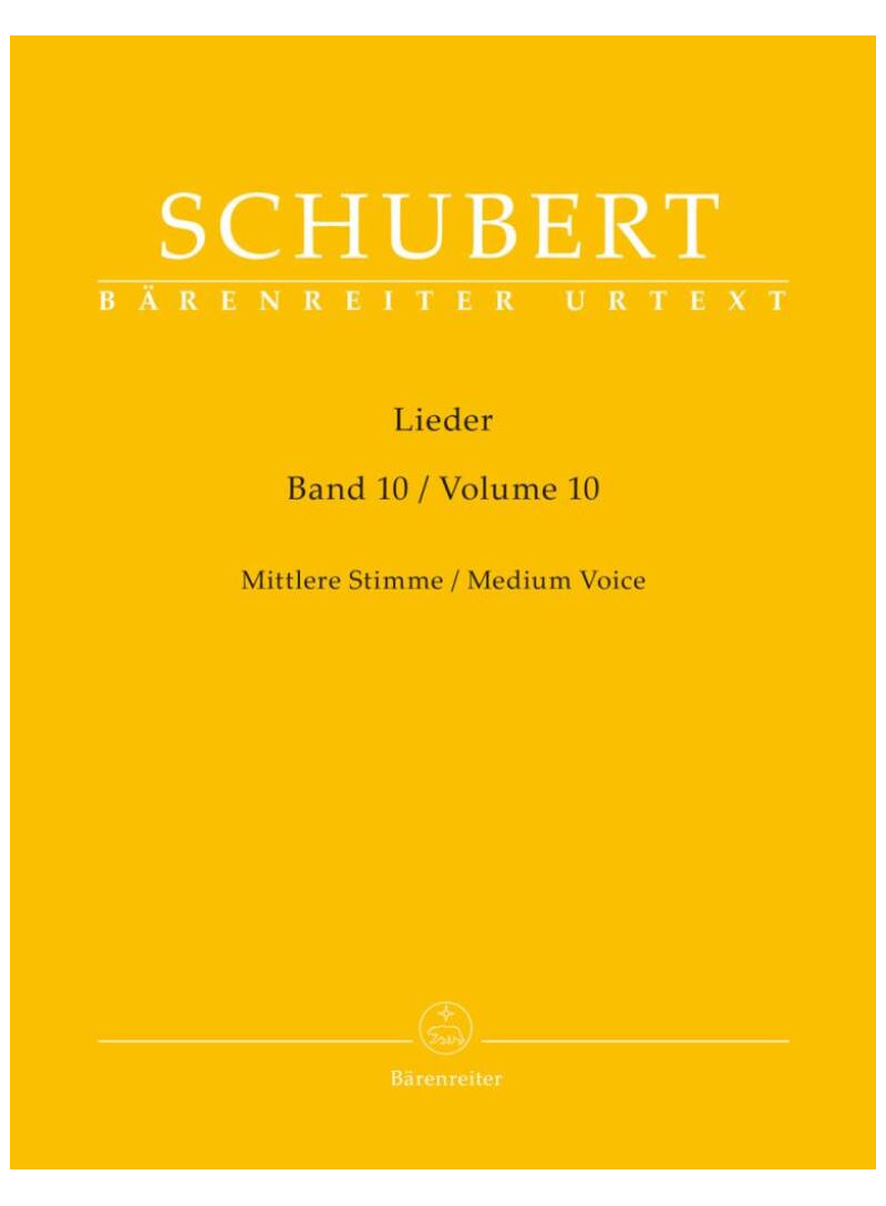 Lieder Vol. 10 - Medium Voice