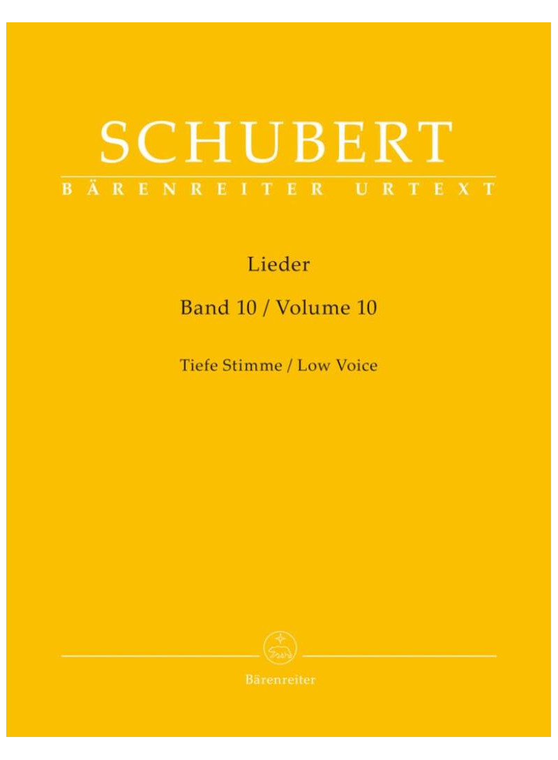Lieder Vol. 10 - Low Voice